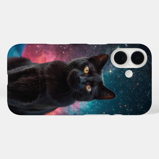 Galaxy Cat Dream Case-Mate iPhone Hülle (Rückseite (Horizontal))