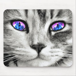 Galaxy Cat Eyes Mouse Pad Mousepad