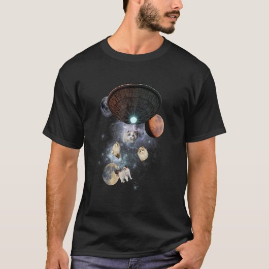 Galaxy Cat Himalayan Ragdoll Birman Cool Cat and K T-Shirt (Vorderseite)