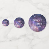 Galaxy Celestial Constellation Stars Hochzeit Konfetti (Vorderseiten)