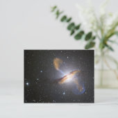 Galaxy Centaurus A Postkarte (Stehend Vorderseite)