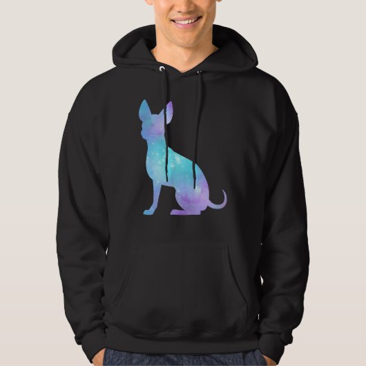 Galaxy Chihuahua Hoodie (Vorderseite)