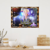 Galaxy Child Posters Poster (Küche)