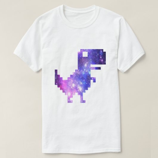 Galaxy Chrome T-Rex T-Shirt (Design vorne)