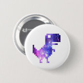 Galaxy Chrome T-Rex T - Shirt Button (Vorne & Hinten)