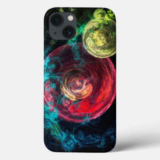 Galaxy Circles Case-Mate iPhone Hülle (Rückseite)