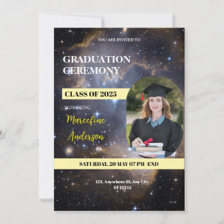 Galaxy Class of 2025 Ceremony Invite Einladung