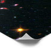 Galaxy Cluster Abel Poster (Ecke)
