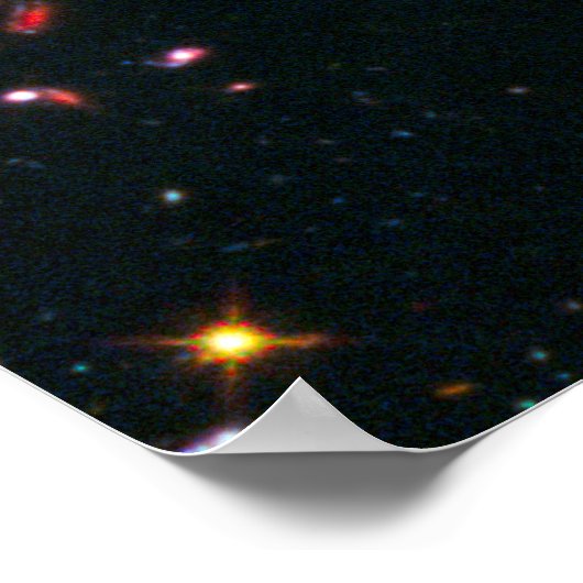 Galaxy Cluster Abel Poster (Ecke)