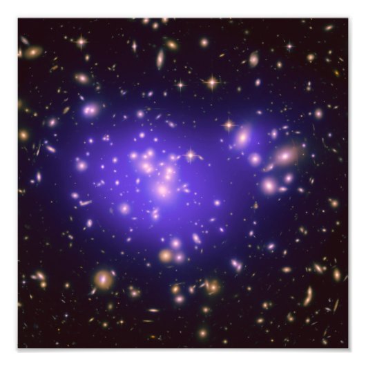 Galaxy Cluster Abell 1689 Fotodruck (Vorne)