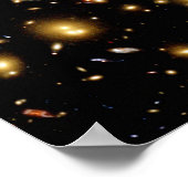 Galaxy Cluster Abell 1689 Poster (Ecke)