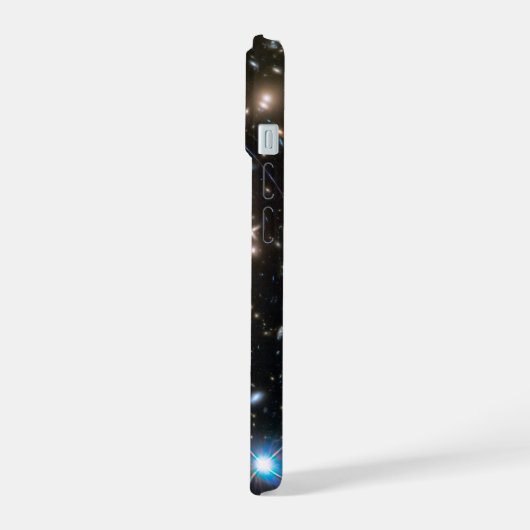 Galaxy Cluster Abell 370 iPhone 15 Hülle (Linke Seite)