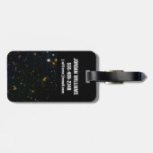 Galaxy Cluster Abell 370 Parallelfeld. Gepäckanhänger (Rückseite horizontal)