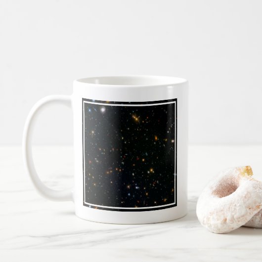Galaxy Cluster Abell 370 Parallelfeld. Kaffeetasse (Mit Donut)
