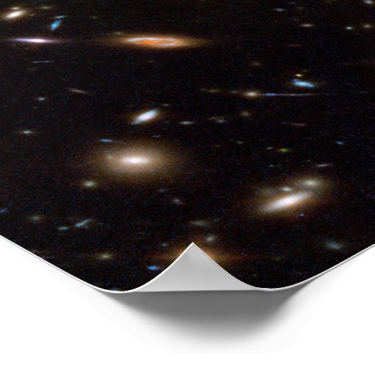 Galaxy Cluster Abell 370 Poster (Ecke)