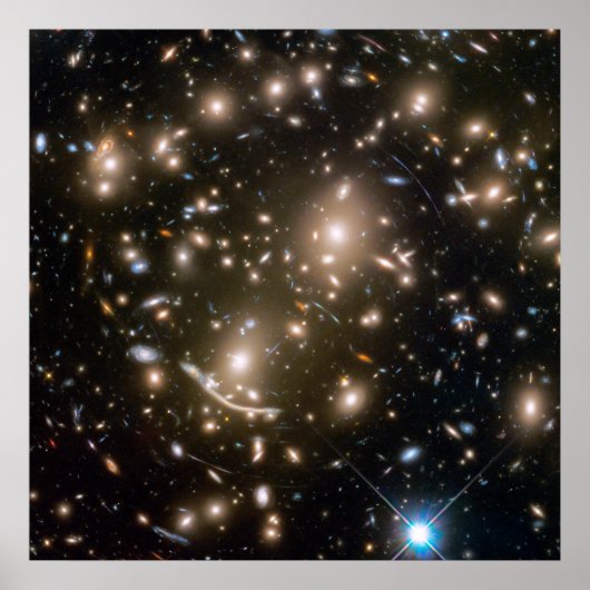 Galaxy Cluster Abell 370 Poster (Vorne)
