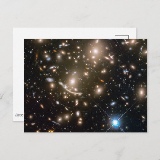 Galaxy Cluster Abell 370 Postkarte (Vorne/Hinten)