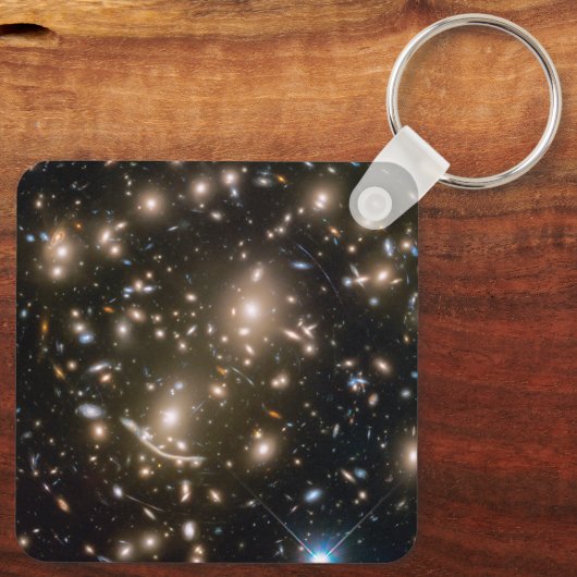 Galaxy Cluster Abell 370 Schlüsselanhänger (Rückseite)