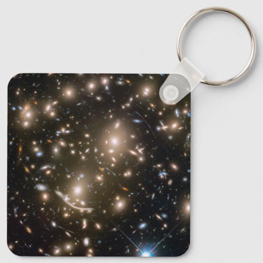 Galaxy Cluster Abell 370 Schlüsselanhänger (Rückseite)