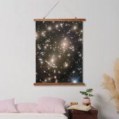 Galaxy Cluster Abell 370 Wandteppich Mit Holzrahmen (Schlafzimmer)