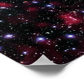 Galaxy Cluster Abell 901/902 Hubble Space Foto Poster (Ecke)