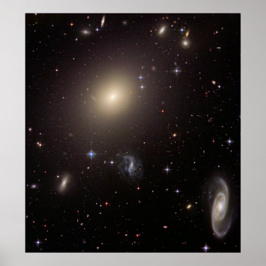 Galaxy Cluster Abell S0740, Poster (Vorne)