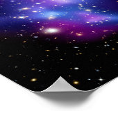 Galaxy Cluster MACS J0717 Foto für den Weltraum Poster (Ecke)
