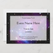 Galaxy Cluster MACS J0717 (Hubble Telescope) Einladung (Vorderseite)