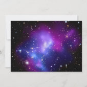 Galaxy Cluster MACS J0717 (Hubble Telescope) Einladung (Rückseite)