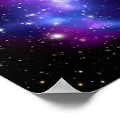 Galaxy Cluster MACS J0717 (Hubble Telescope) Poster (Ecke)