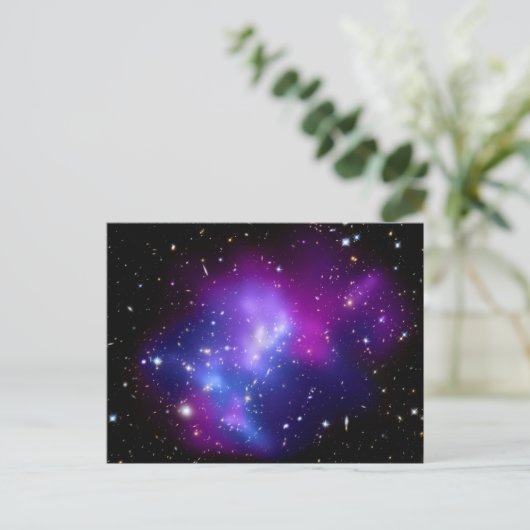 Galaxy Cluster MACS J0717 (Hubble Telescope) Postkarte (Stehend Vorderseite)