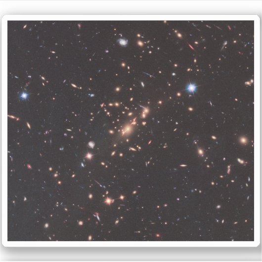 Galaxy Cluster Macs J2129-0741 Aufkleber (Vorderseite)