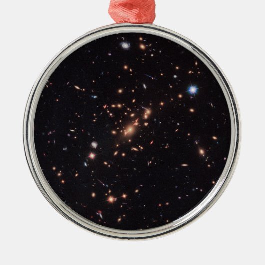 Galaxy Cluster Macs J2129-0741 Ornament Aus Metall (Vorne)