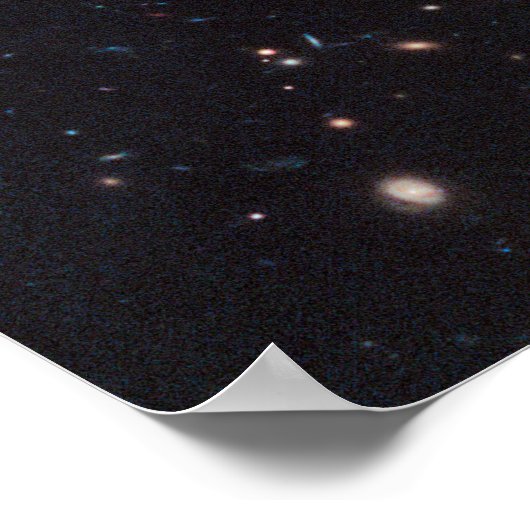 Galaxy Cluster Macs J2129-0741 Poster (Ecke)