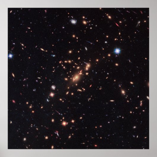 Galaxy Cluster Macs J2129-0741 Poster (Vorne)