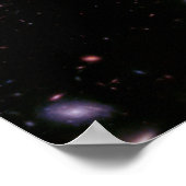 Galaxy Cluster PLCK G165.7 (NIRCam Image) Poster (Ecke)