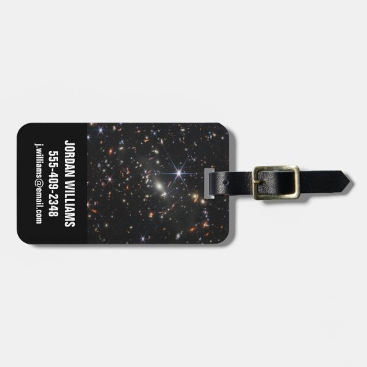 Galaxy Cluster Smacs 0723. Gepäckanhänger (Vorderseite horizontal)