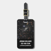 Galaxy Cluster Smacs 0723. Gepäckanhänger (Vorderseite vertikal)