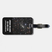 Galaxy Cluster Smacs 0723. Gepäckanhänger (Rückseite horizontal)