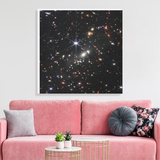 Galaxy Cluster Smacs 0723. Leinwanddruck (Insitu (Wohnzimmer))