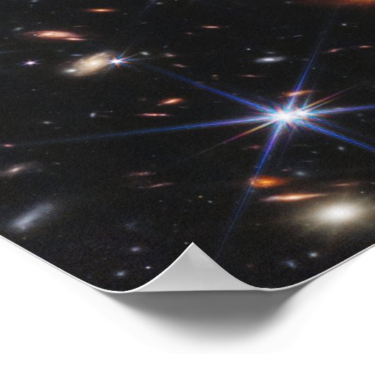 Galaxy Cluster Smacs 0723. Poster (Ecke)