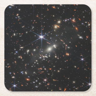 Galaxy Cluster Smacs 0723. Rechteckiger Pappuntersetzer