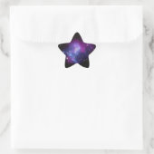 Galaxy Cluster Star Shaped Sticker (Tasche)