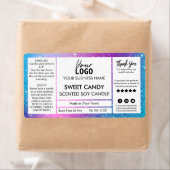 Galaxy Colored Candy Scented Soy Candle (Insitu)