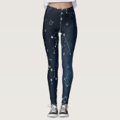 Galaxy Constellations Sky Astronomy Sterne Planete Leggings (Vorderseite)