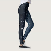 Galaxy Constellations Sky Astronomy Sterne Planete Leggings (Rechts)