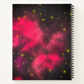 Galaxy Cosmos Schönes Notebook Notizblock (Rückseite)