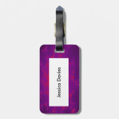 Galaxy Custom Luggage Tag brennen Gepäckanhänger (Rückseite vertikal)