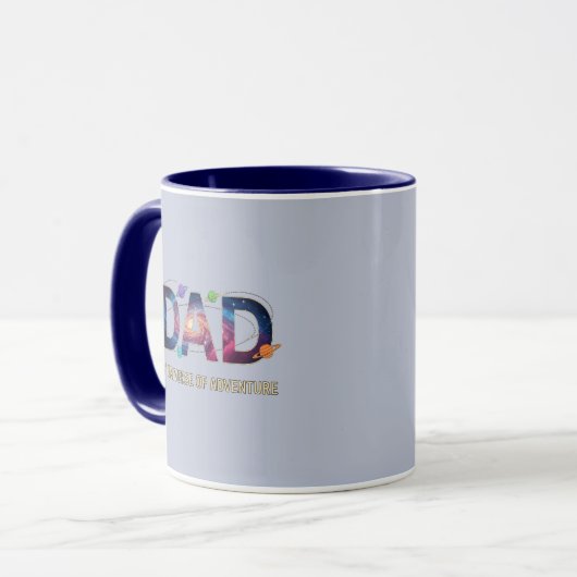 Galaxy Dad Universe Adventure Tasse (Vorderseite Links)