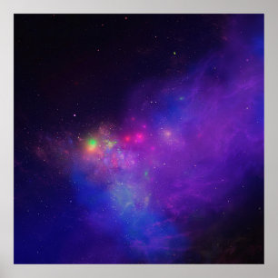 Galaxy Deep Space Poster